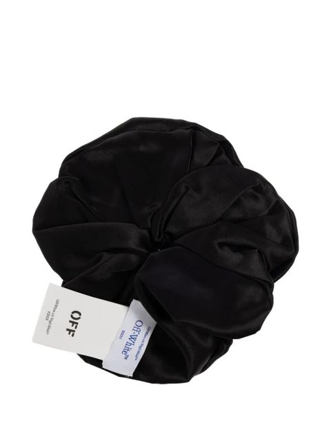 Off-White Keep Tight silk scrunchie - Black