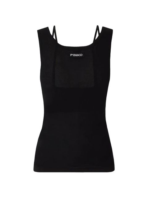 PINKO knitted strap top - Black - zdjęcie produktu nr 2