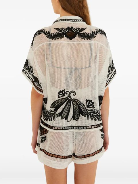 FARM Rio Copacabana Beach shirt - White - zdjęcie produktu nr 2