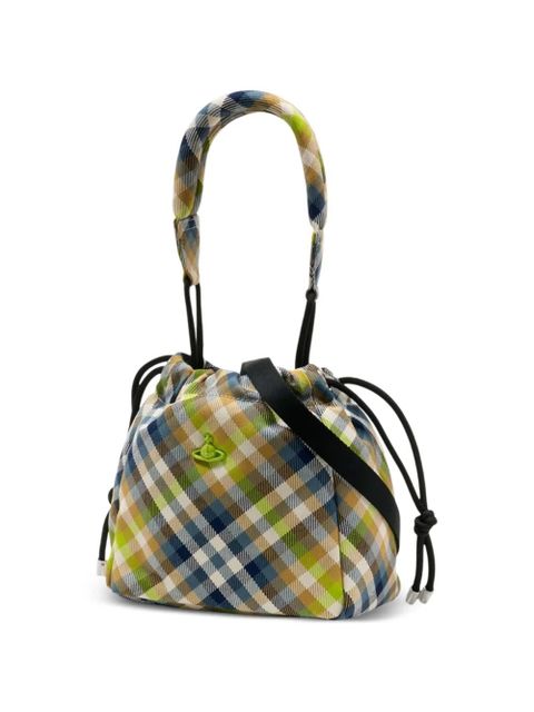 Vivienne Westwood tartan bucket bag - Green - zdjęcie produktu nr 2