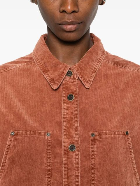 MARANT ÉTOILE Oriana corduroy shirt jacket - Brown