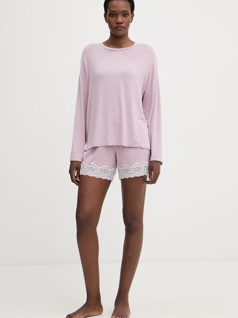 United Colors of Benetton szorty piżamowe damskie z wiskozy - zdjęcie produktu nr 1