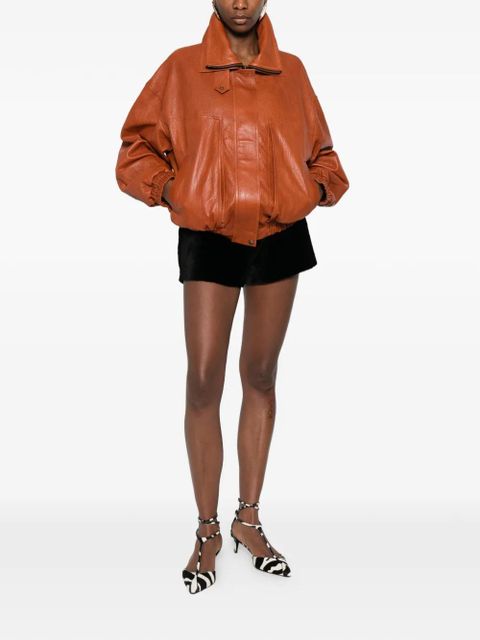 Magda Butrym leather jacket - Orange - zdjęcie produktu nr 2