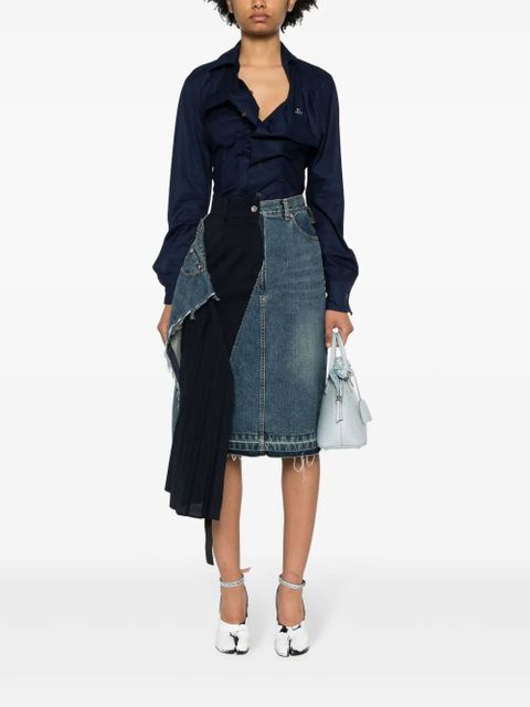 Vivienne Westwood Drunken denim shirt - Blue - zdjęcie produktu nr 2