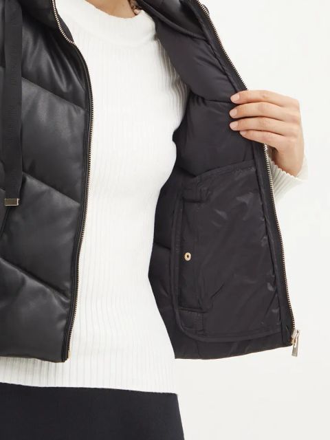 Morgan bezrękawnik GSOLO damski kolor czarny zimowy GSOLO