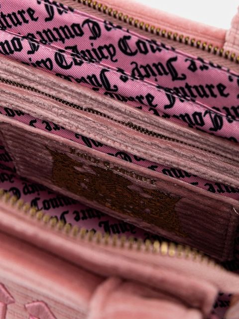 Juicy Couture torebka Iris Velvet kolor różowy BIJIR8941WC9