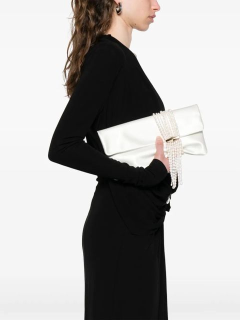 Jimmy Choo Zandra clutch - White