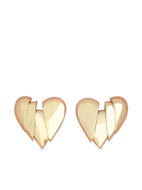 Amina Muaddi Heartbreaker earrings - Gold - zdjęcie produktu nr 1