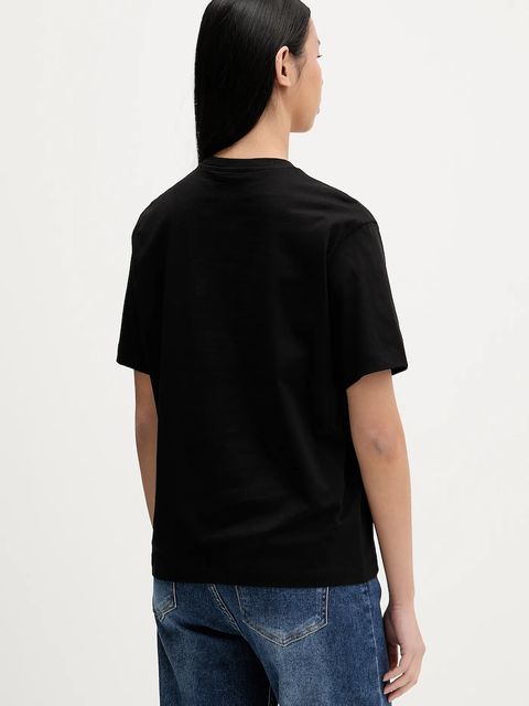 Karl Lagerfeld Jeans t-shirt bawełniany damski kolor czarny B1W17057