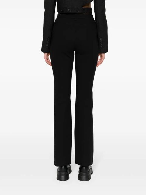 PINKO high-waisted tailored trousers - Black