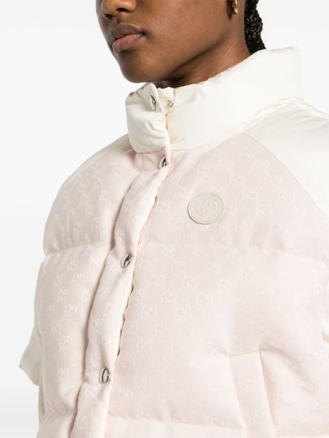 Gucci GG canvas padded gilet - Neutrals