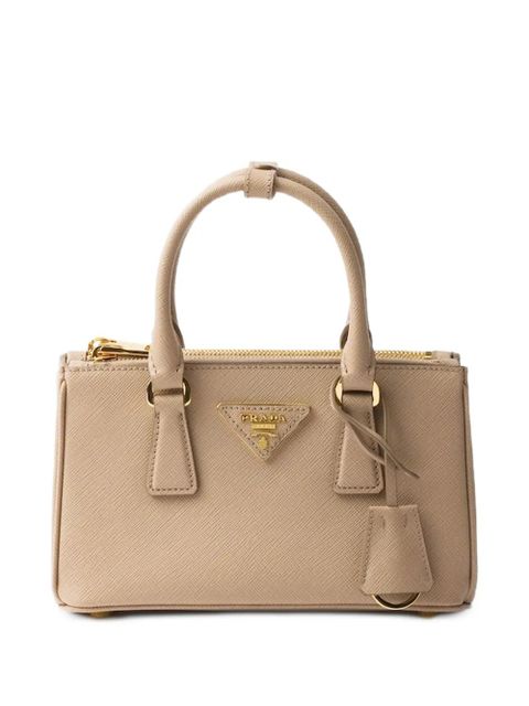 Prada Galleria mini leather bag - Brown - zdjęcie produktu nr 1