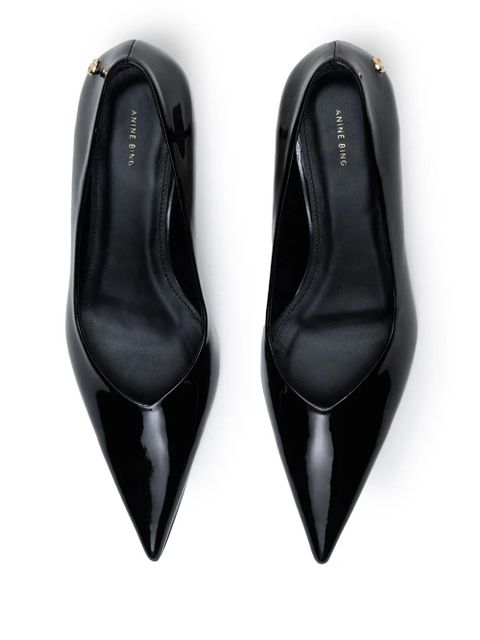 ANINE BING 50mm Hilda pumps - Black