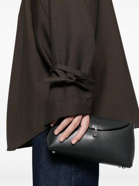 TOTEME tie-cuff shirt - Brown