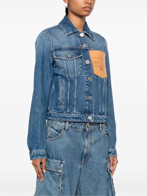 Jean Paul Gaultier logo-debossed jacket - Blue