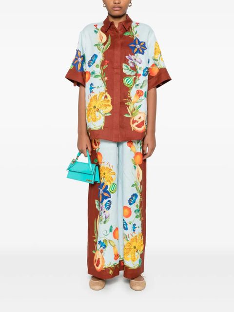 ALEMAIS Dahlia shirt - Blue