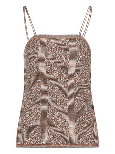 Valentino Garavani abstract-print top - Neutrals - zdjęcie produktu nr 1