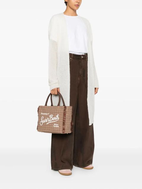 MC2 Saint Barth fringed embroidered tote bag - Brown - zdjęcie produktu nr 2