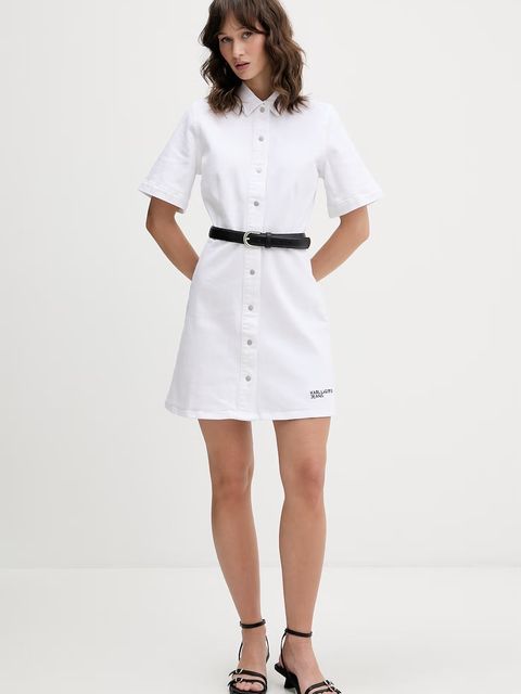 Karl Lagerfeld Jeans sukienka jeansowa - zdjęcie produktu nr 1