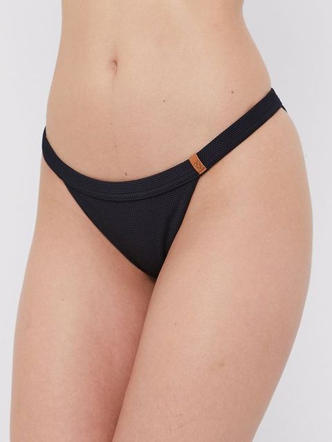 MUUV Figi kąpielowe HOTPANTS TANGA kolor czarny