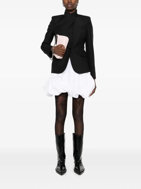 Alexander McQueen high-neck single-button jacket - Black - zdjęcie produktu nr 2