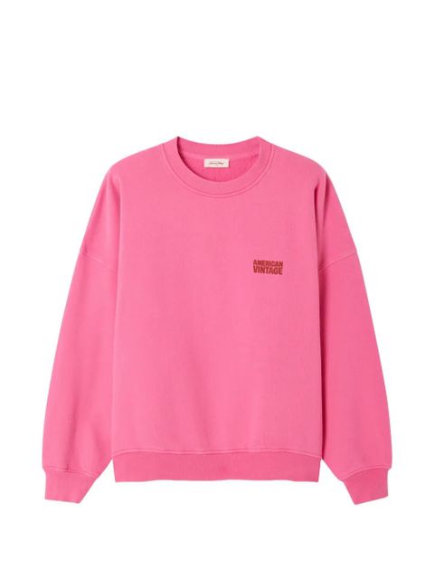 American Vintage Plizzy round-neck sweatshirt - Pink - zdjęcie produktu nr 1