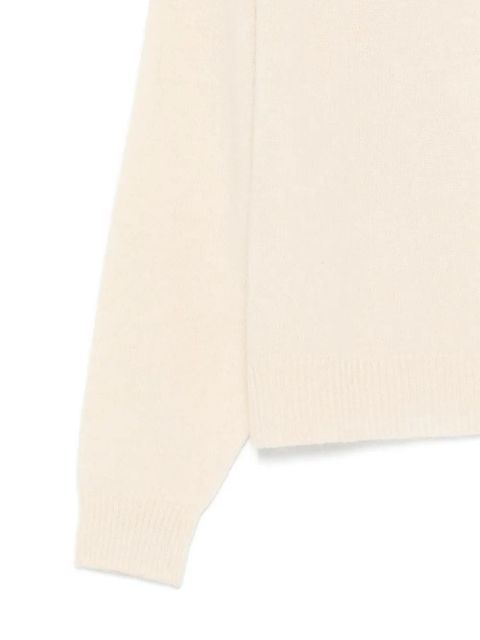 Alysi round-neck sweater - Neutrals