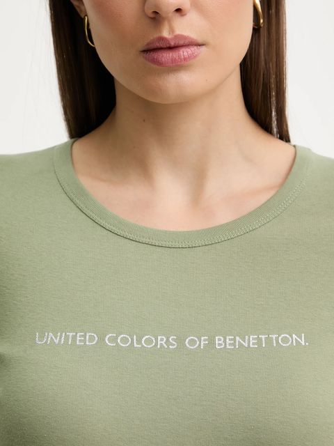United Colors of Benetton longsleeve bawełniany
