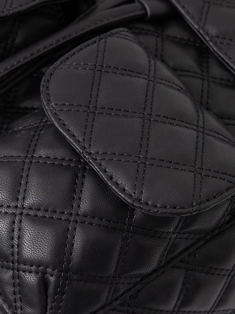 Guess plecak GIULLY damski kolor czarny mały gładki HWQG96 73330