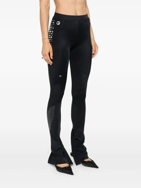 Coperni X Puma rubberised-logo leggings - Black