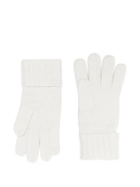 Lauren Ralph Lauren embroidered knit gloves - White - zdjęcie produktu nr 2