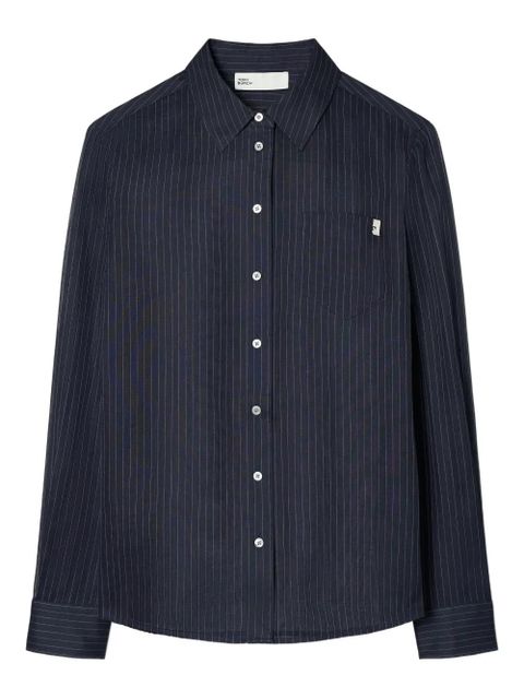 Tory Burch pinstripe button-up shirt - Blue - zdjęcie produktu nr 1