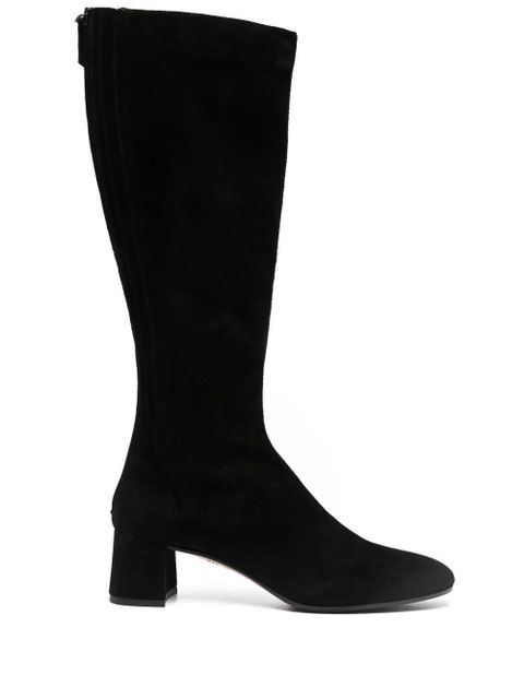 Aquazzura round-toe knee-length boots - Black - zdjęcie produktu nr 1