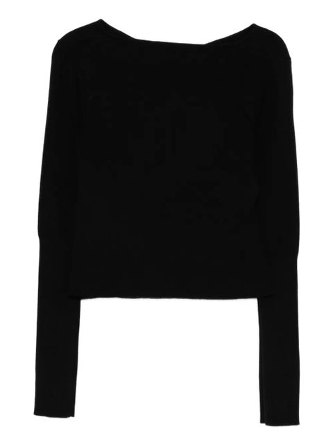 Aya Muse long-sleeves jumper - Black