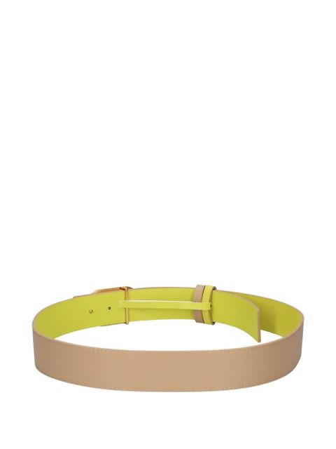 TWINSET reversible leather belt - Brown