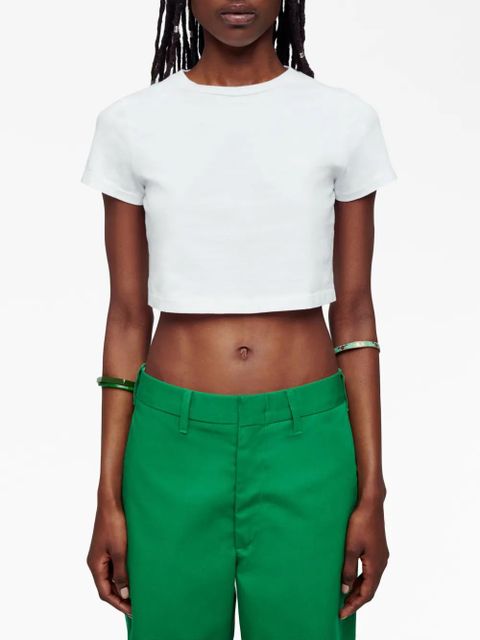RE/DONE short-sleeve cropped T-shirt - White