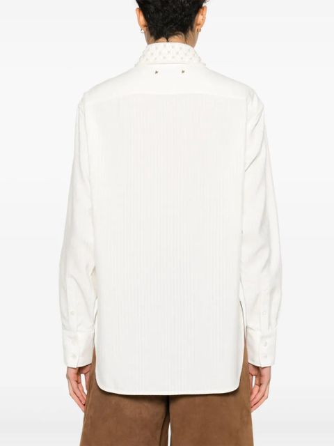 Golden Goose ribbed-effect shirt - Neutrals