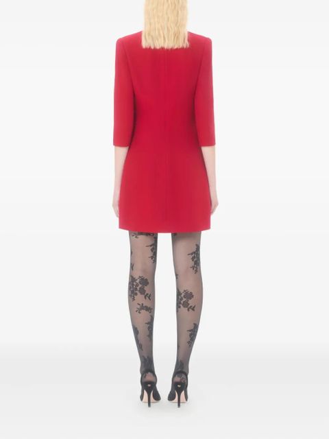 Valentino Garavani bow-detail mini dress - Red