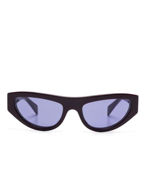 Gucci Eyewear cat eye-frame sunglasses - Purple - zdjęcie produktu nr 1