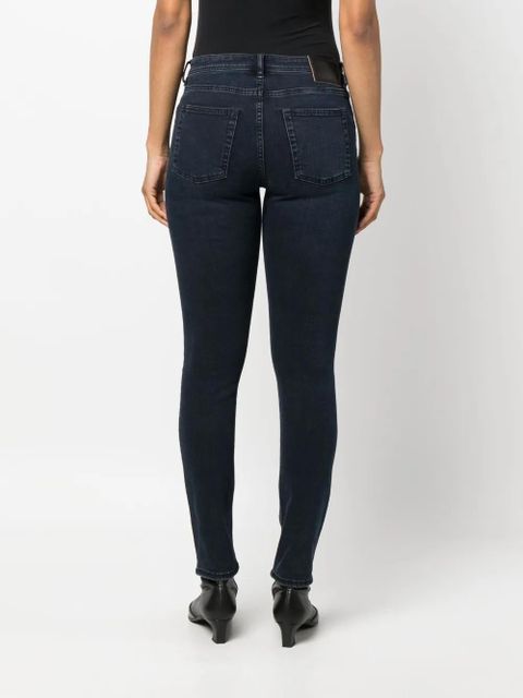 Acne Studios Climb skinny washed denim trousers - Blue