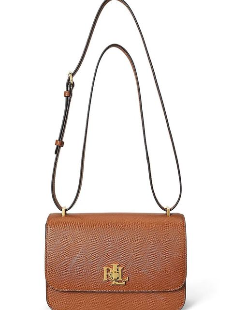 Lauren Ralph Lauren torebka skórzana kolor brązowy 431974272 - zdjęcie produktu nr 1