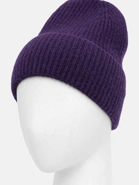 Medicine czapka damska kolor fioletowy - zdjęcie produktu nr 2