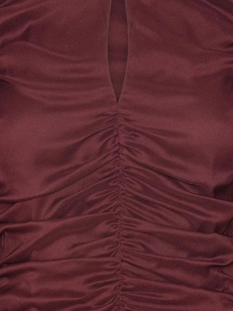 ROTATE BIRGER CHRISTENSEN ruched blouse - Red