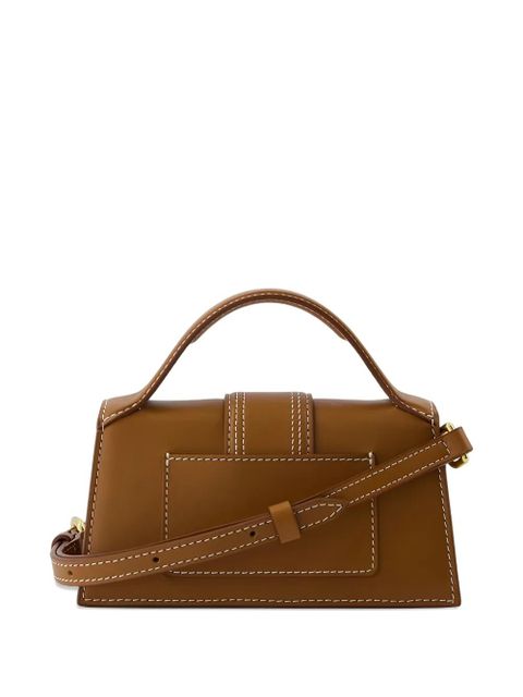 Jacquemus The Bambino contrast-stitch shoulder bag - Brown - zdjęcie produktu nr 2