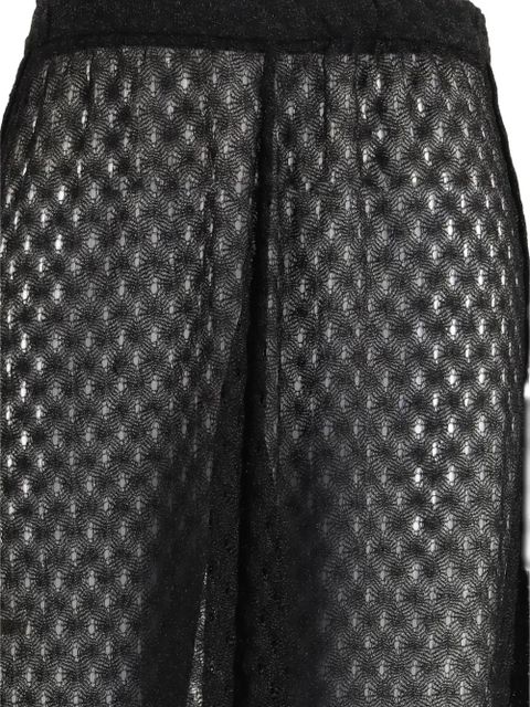 Missoni geometric-patterned trousers - Black