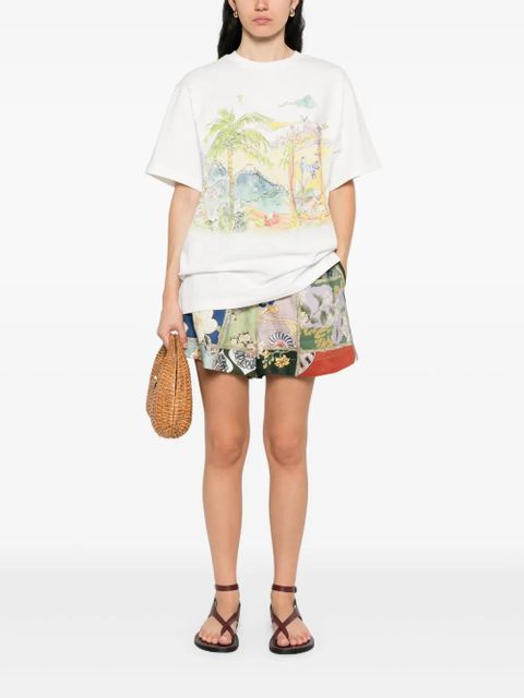 ALEMAIS graphic-print T-shirt - White - zdjęcie produktu nr 2