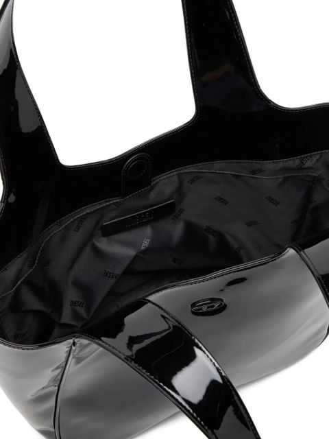 Diesel Play-silhouette tote bag - Black