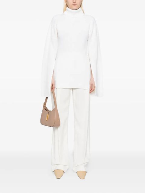 TOTEME turtleneck split-sleeve jumper - Neutrals - zdjęcie produktu nr 2