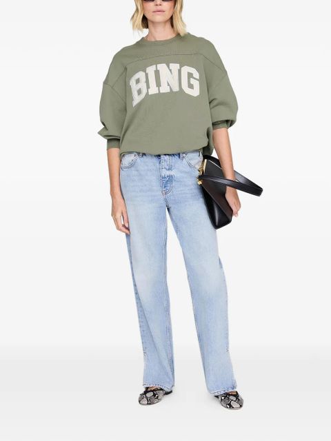 ANINE BING appliqué sweatshirt - Green