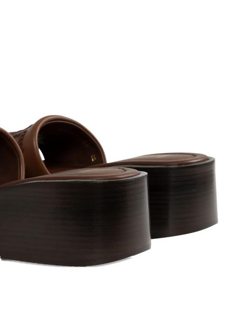FENDI 60mm Sunshine slides - Brown